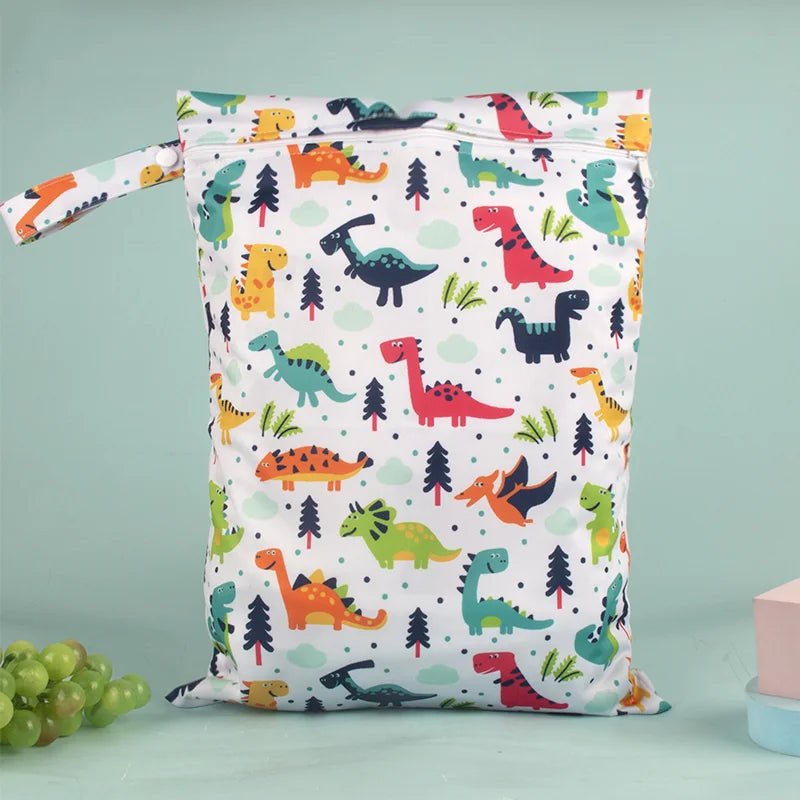 30*40cm Zippered Nappy Wetbags Waterproof Wet Dry Bag