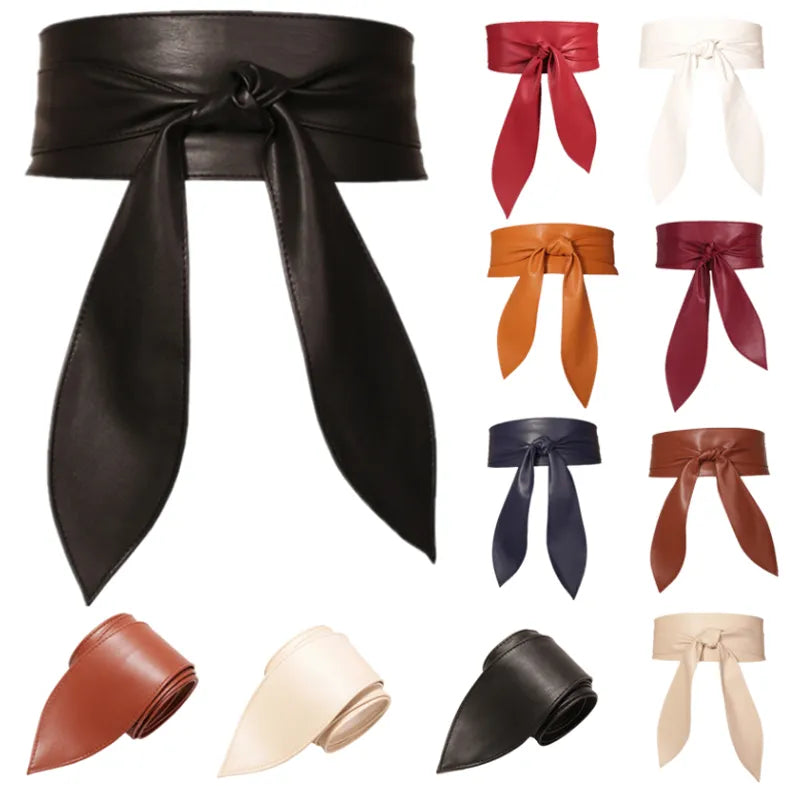 New Soft Clothing Decoration Bow Ribbon Waist Belts