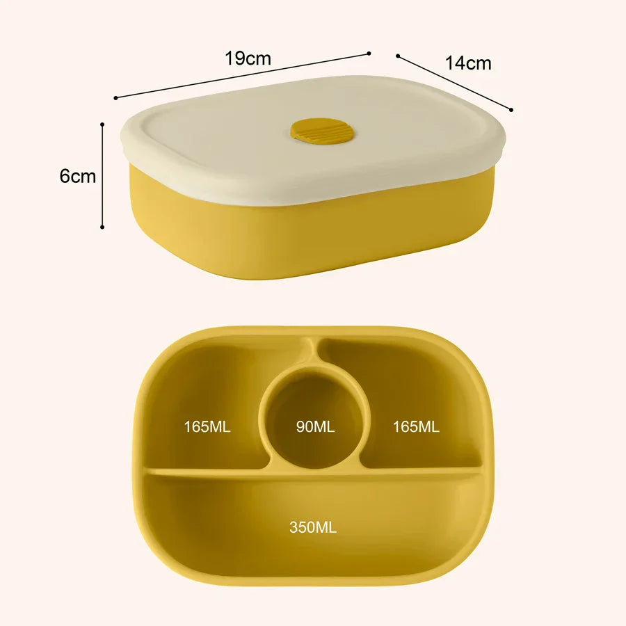 New Silicone Lunch Box For Babies Kids Bento