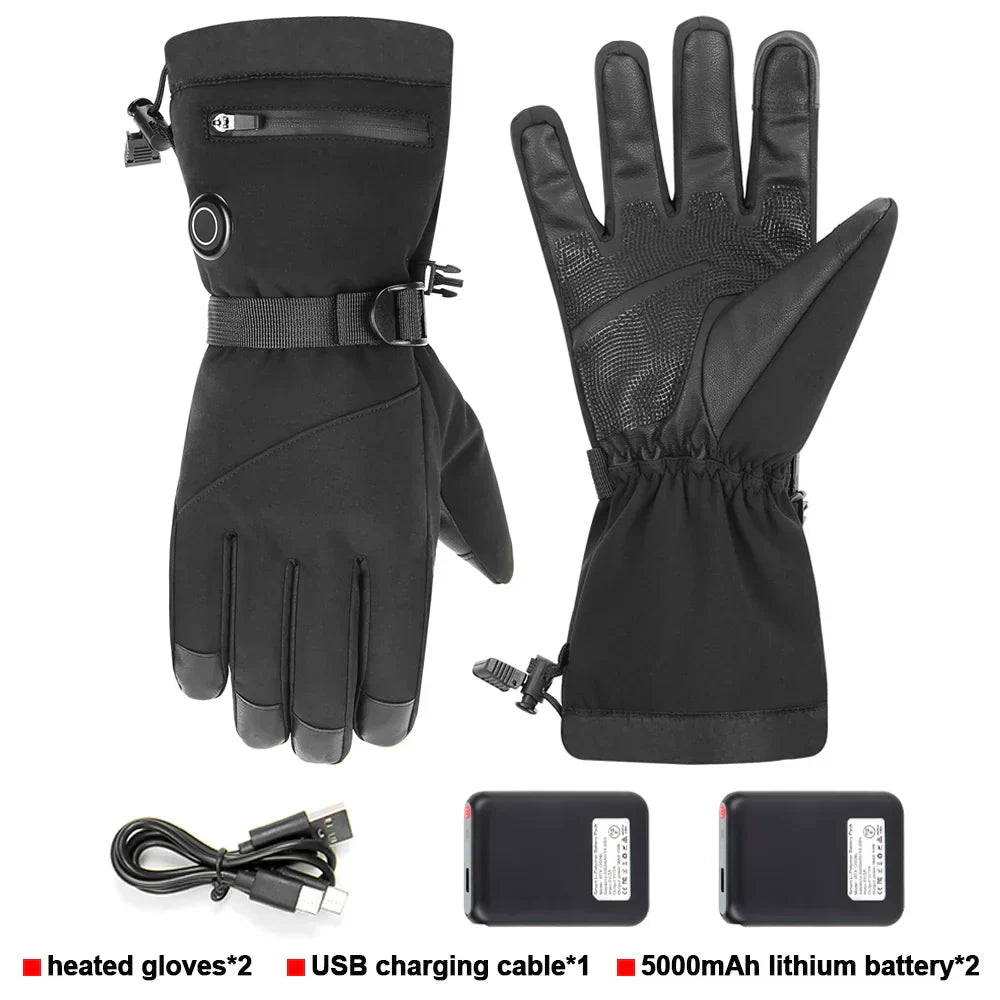 2023 Heated Motorcycle Gloves – USB Electric Thermal Biker Gloves