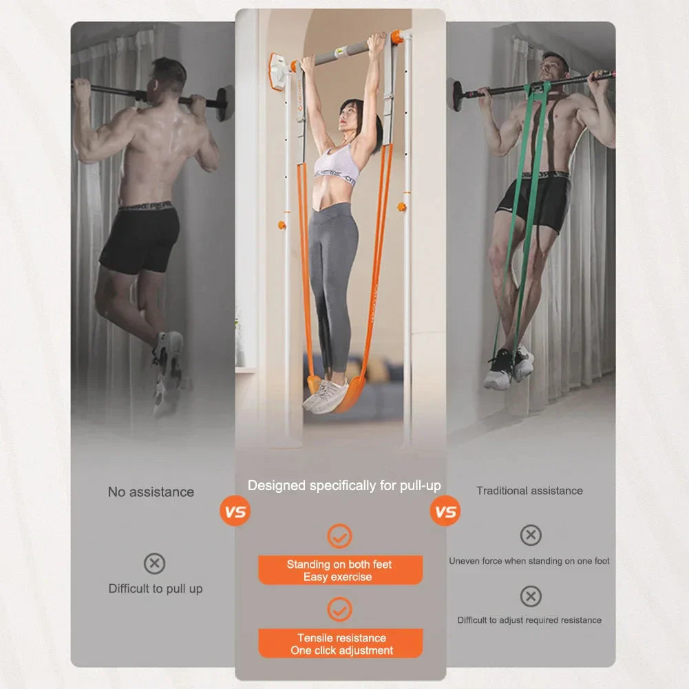 Pull Up Assist Band Adjustable Elastic Straps Bands