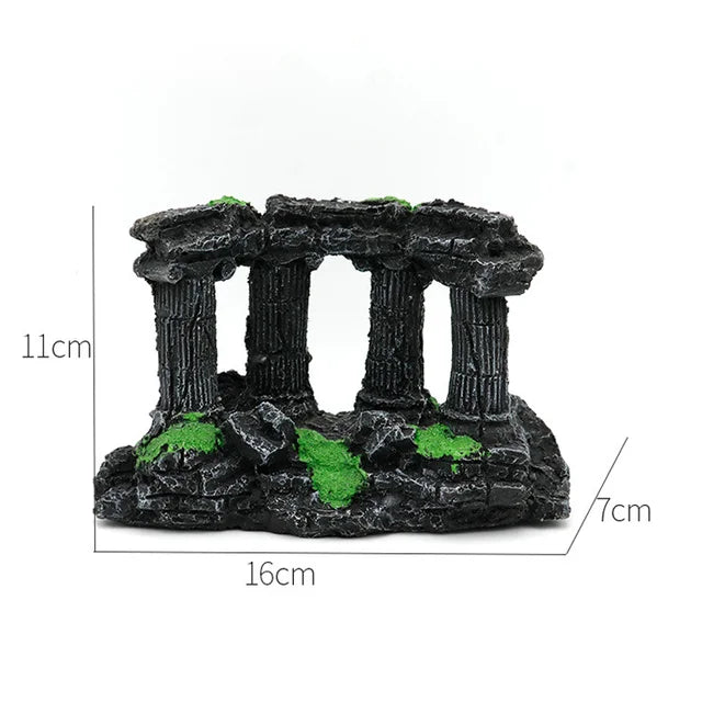 Fish Tank Plant Rockery Multi-style Aquarium Decoration,Resin Artificial
