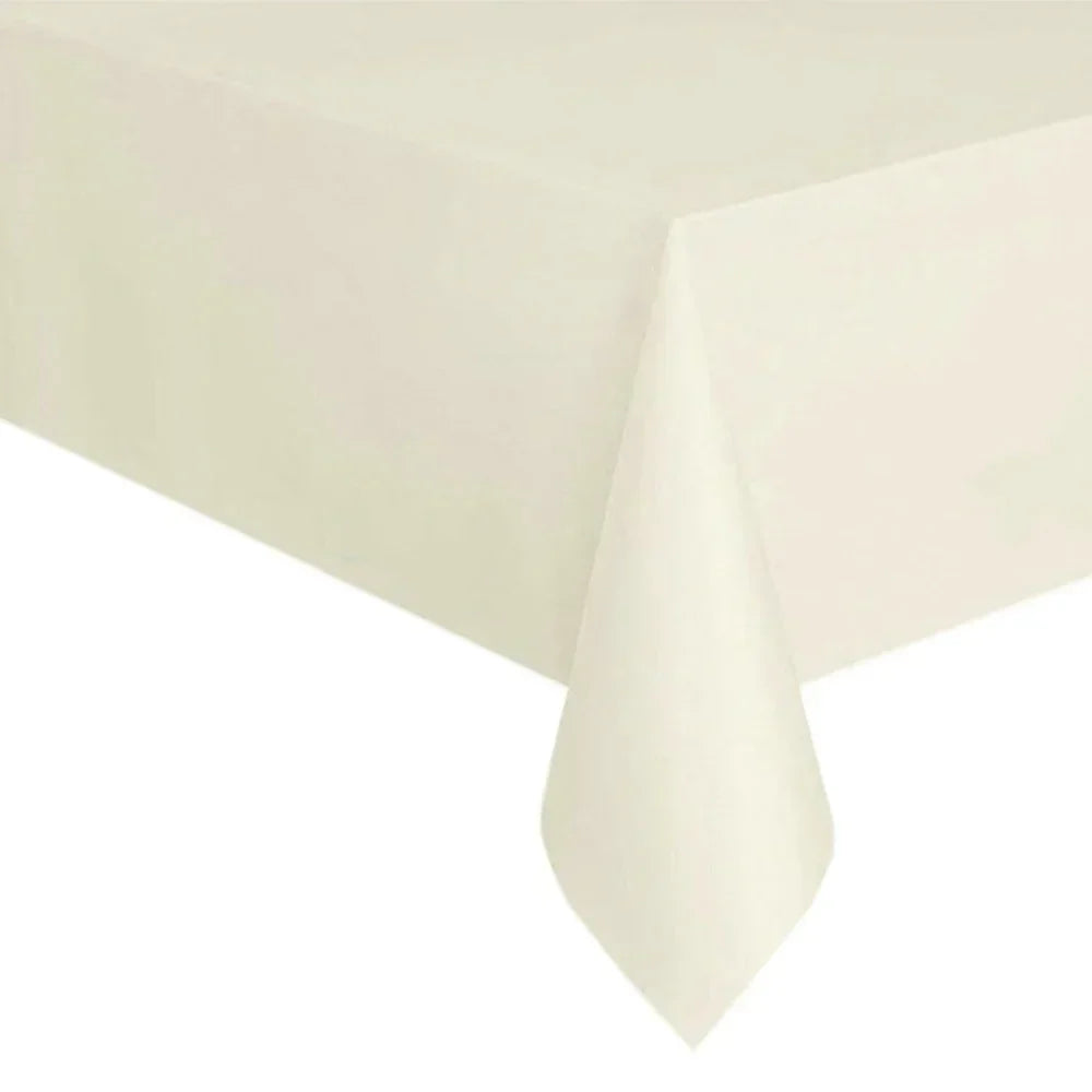 Disposable Tablecloth White Black Pink Gold Table Cover