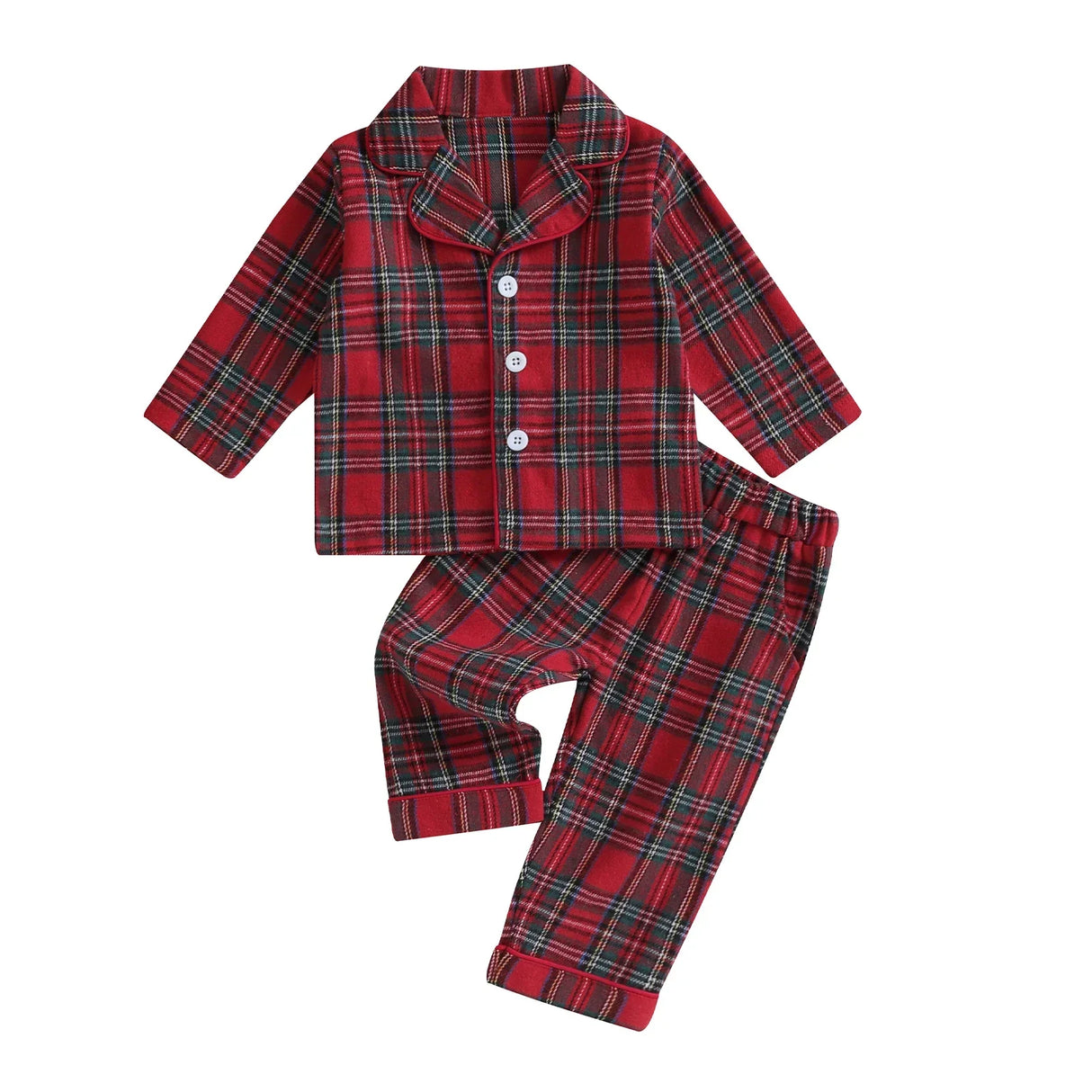 Christmas Kids Girls Boys Pajamas Set Loungewear Suit
