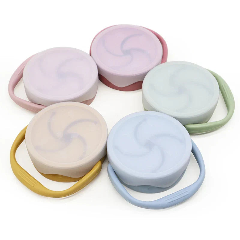 12 Color Baby Kids Silicone Snack Cup Food