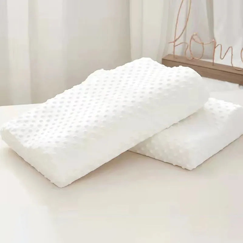 1pc Sleeping Memory Pillow Cervical Massage Pillows Natural