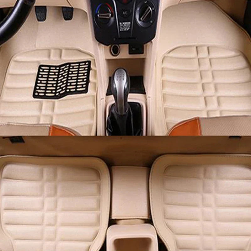 5pcs Auto Floor Mats Foot Rugs Carpets Car