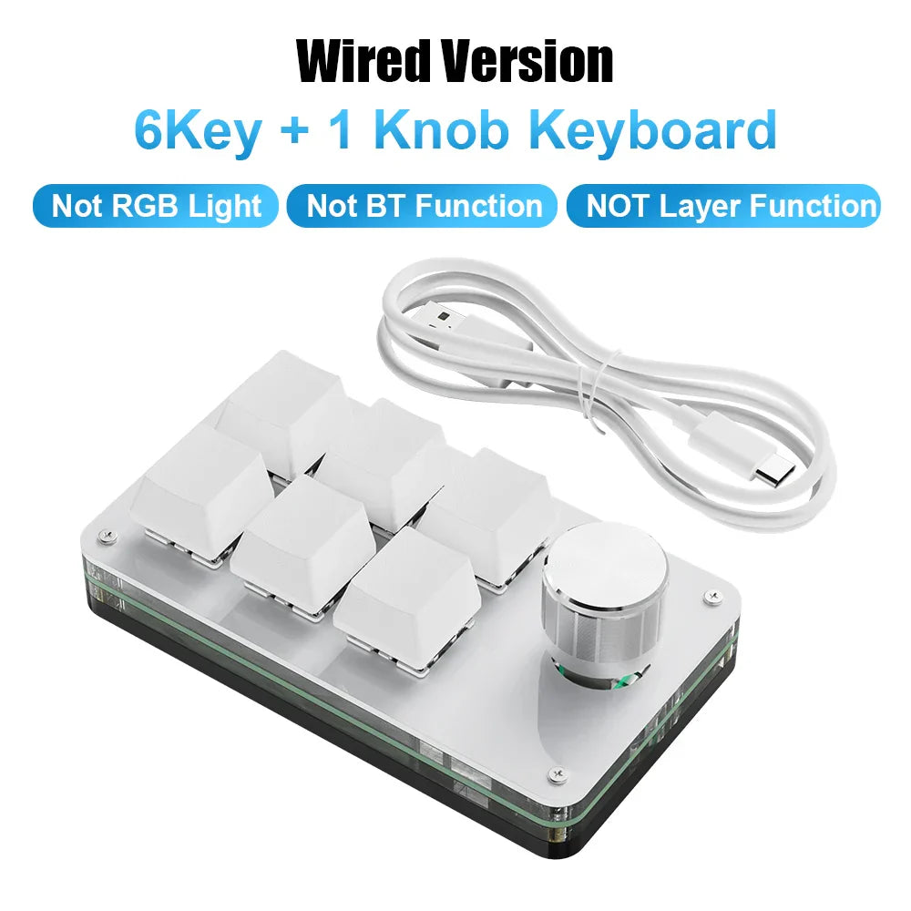 Programming Macro Custom Knob Keyboard RGB 3 Key