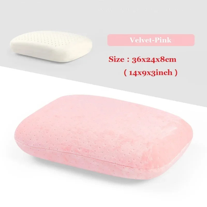JFLEGAL Latex Pillow Natural Rubber Odorless Neck Pillow