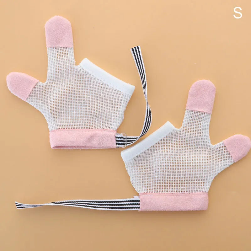Newest Baby Prevent Bite Fingers Nails Glove Children