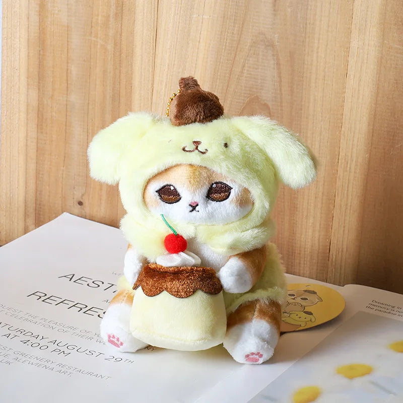 Sanrio Keychain Kuromi Ugly Fish Cat Cinnamoroll Crossdressing