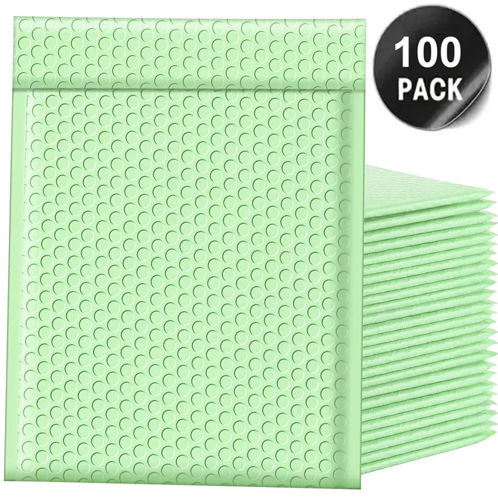 100 Pcs Black Bubble Mailer Bubble Padded Mailing