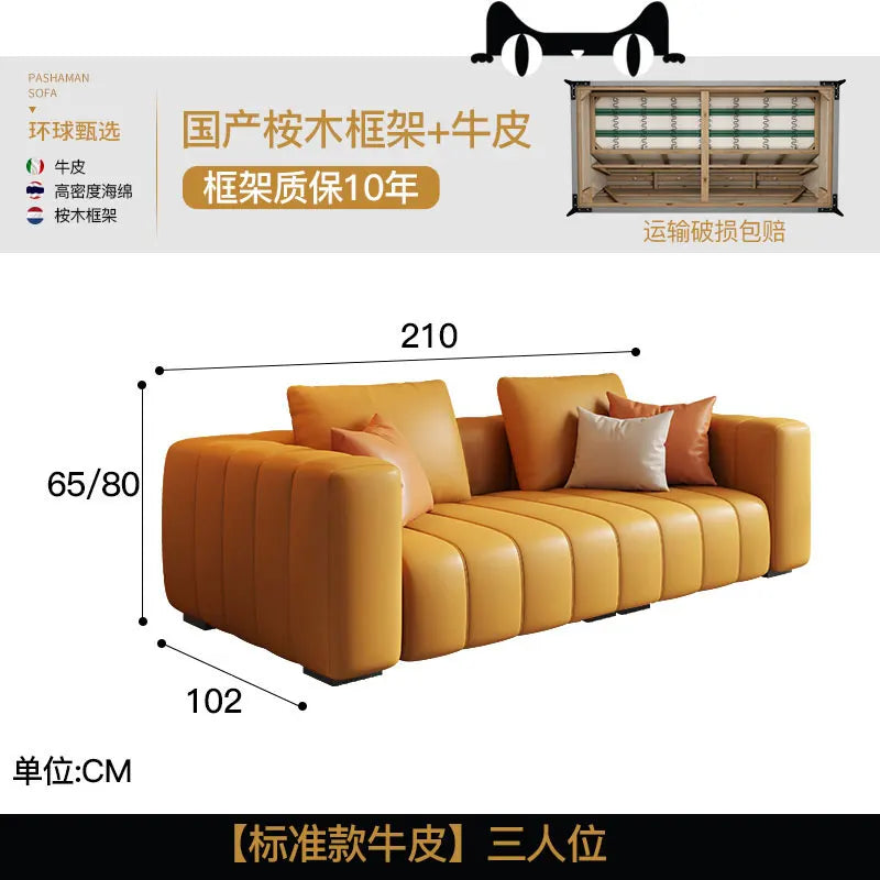 Sectional Modern Theater Living Room Sofas Minimalist Corner