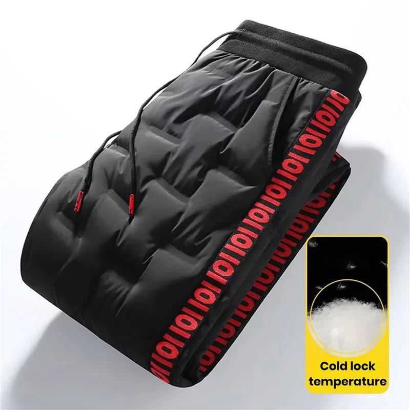 90% White Duck Down Padded Pants Drawstring Waist