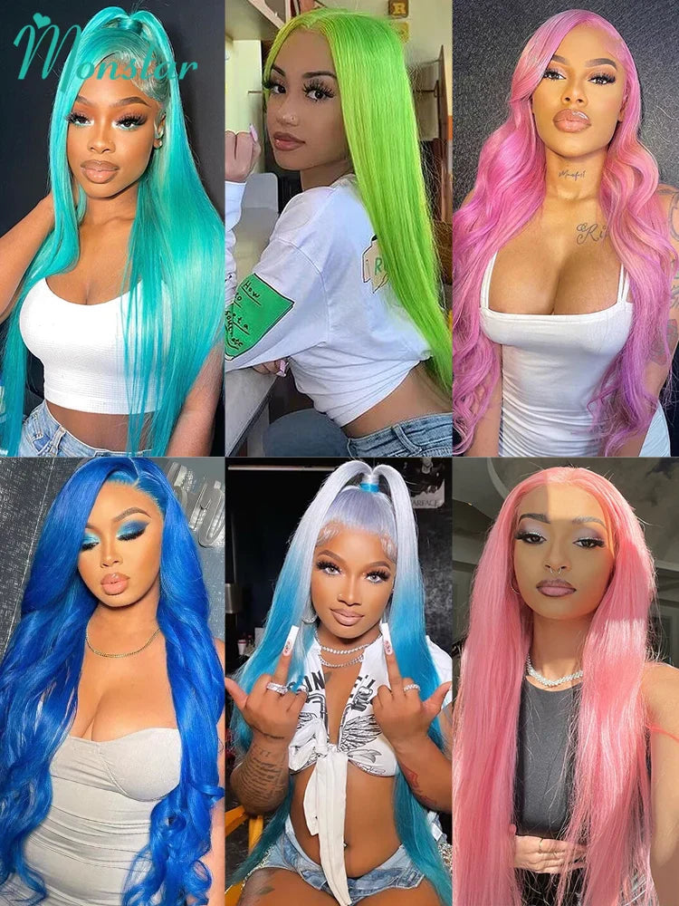 Monstar 1/3/4 613 Blonde Straight Hair Bundles Brazilian