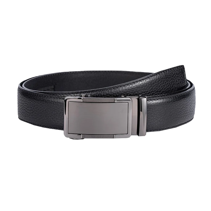 BISON DENIME Male Belts Automatic Alloy Buckle Business