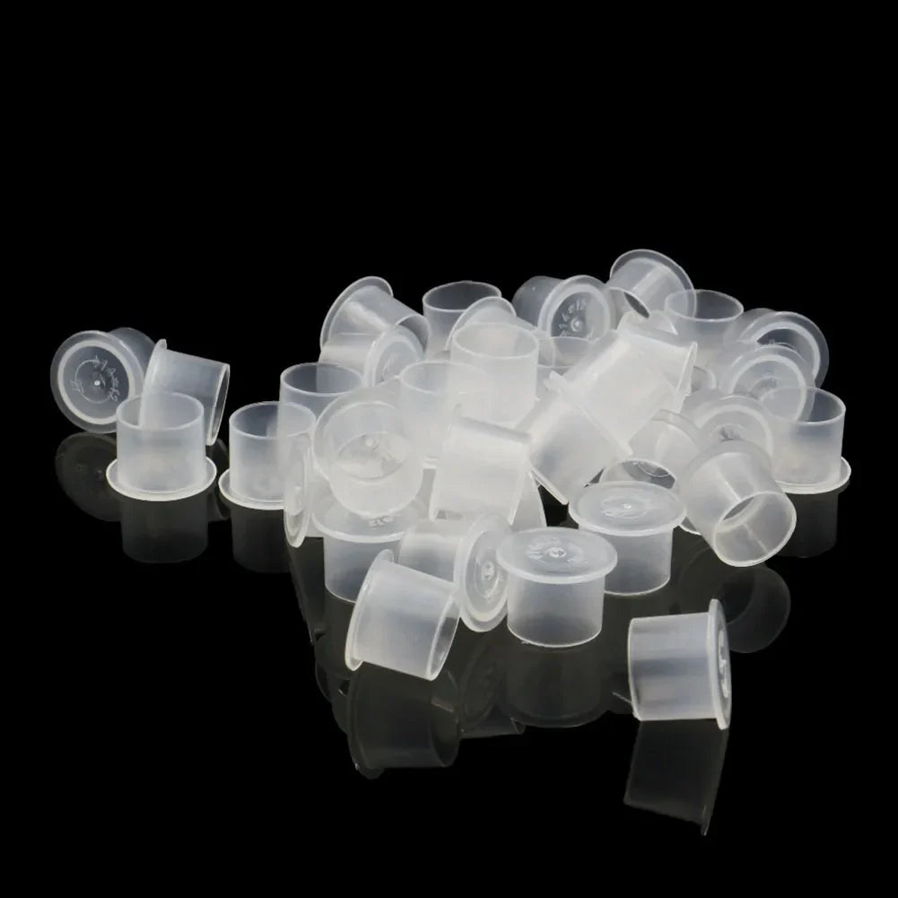 500/1000pcs S/M/L/XL Disposable Microblading Plastic Tattoo Ink Cups