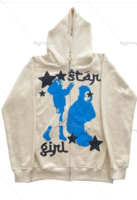 High quality Men Hip Hop Sweatshirt Hoodie Print