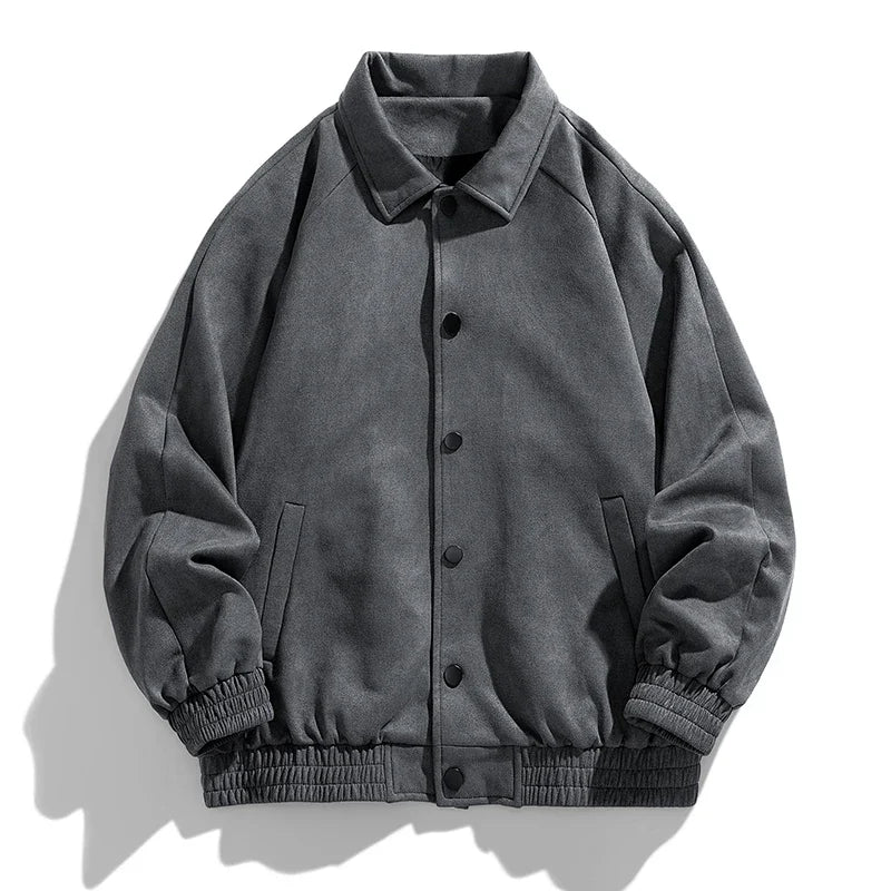 Fashion Casual Suede Flip Lining Slim Quality Men'S