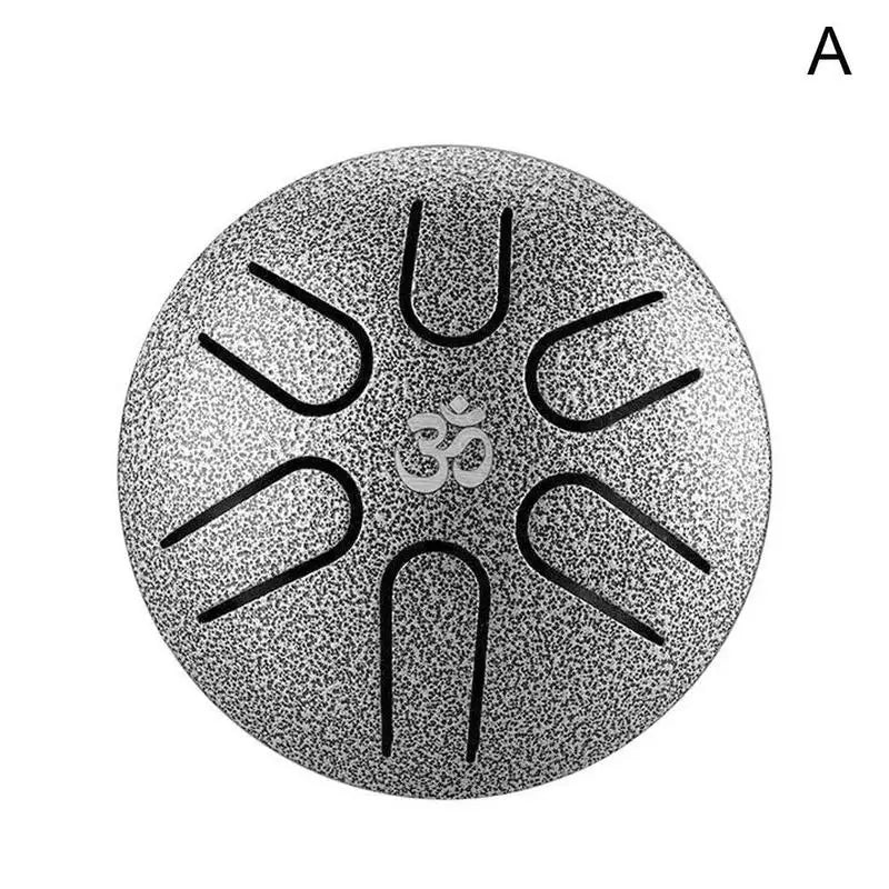 HLURU 3 Inches Steel Tongue Drum 6 Notes