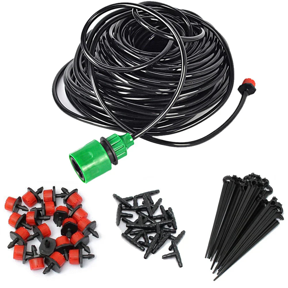 5/15/25m Garden Water Irrigation Kit Adjustable Automatic Garden