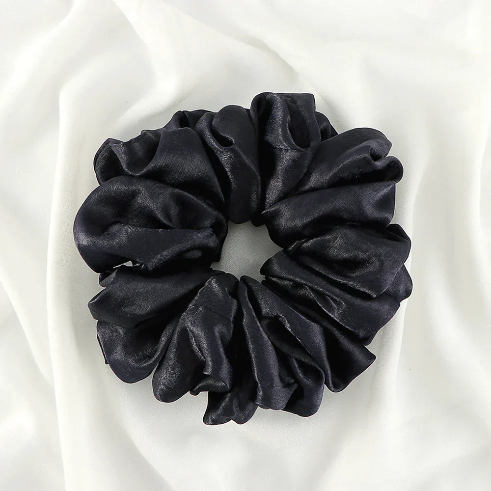 Big Size Shiny Chiffon Scrunchies for Muslim Women