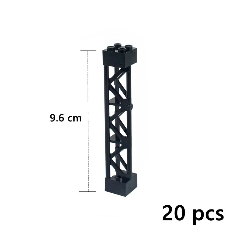 City Track Trains Uphill Flexible Soft Tracks Building