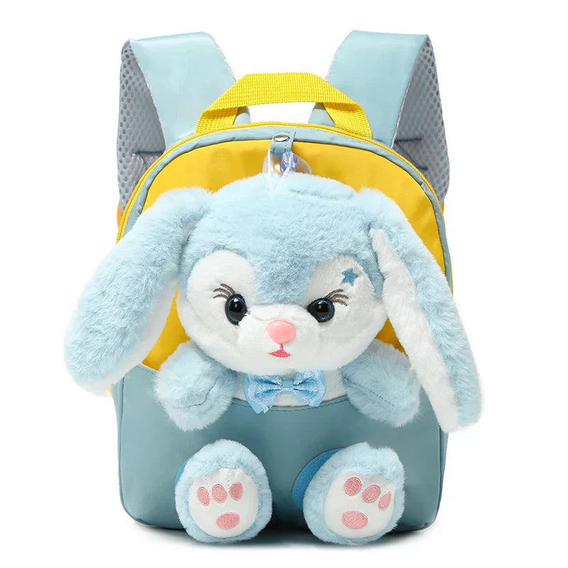 Plush 3D Rabbit Backpack for Boys Girls Kids