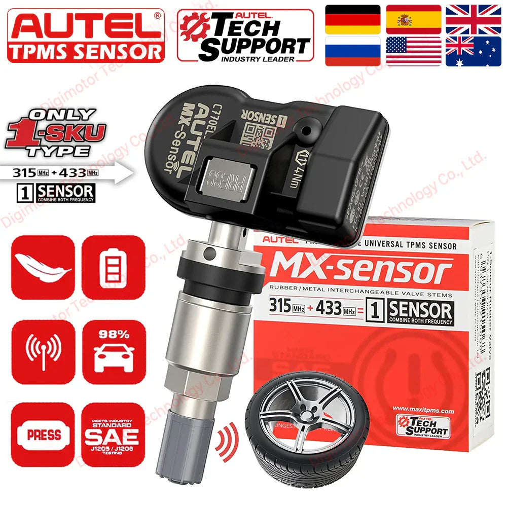 2024 Newest Autel TPMS Sensor 2in1 MX-Sensor Tire