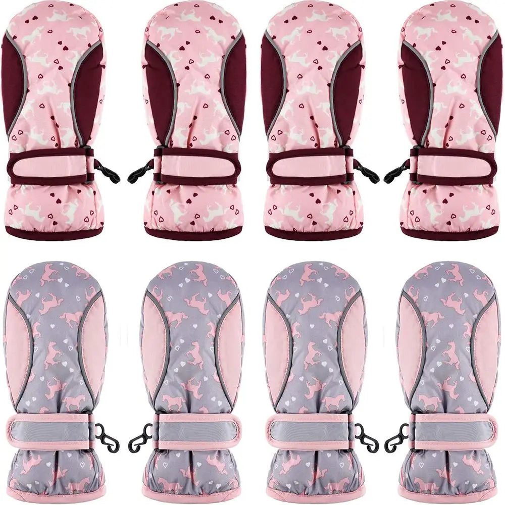 New Children Adult Winter Snow Warm Gloves Boy