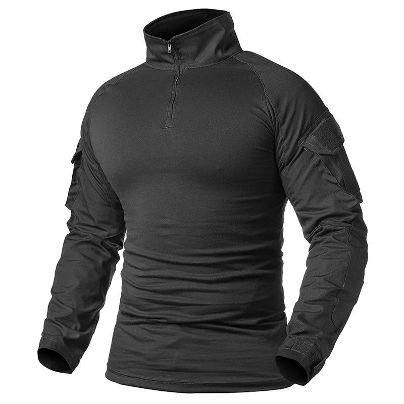 Men's Camouflage Tactical Shirt Long Sleeve Soldiers Army
