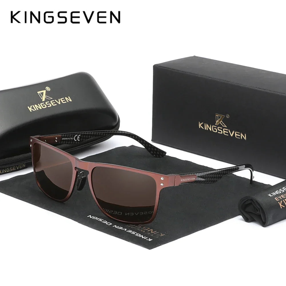 KINGSEVEN Aluminum Men’s Sunglassses High Quality Luxury Polarized UV400 Glasses For Driving Sports Accessory Women Gifts