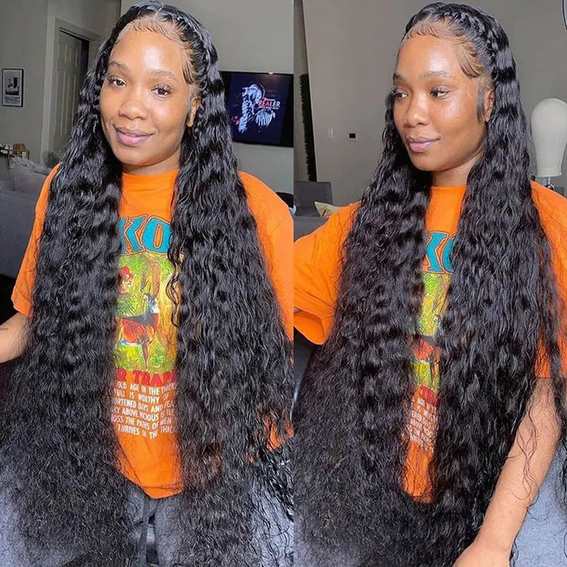 Curly 13x4 Lace Frontal Human Hair Wig For