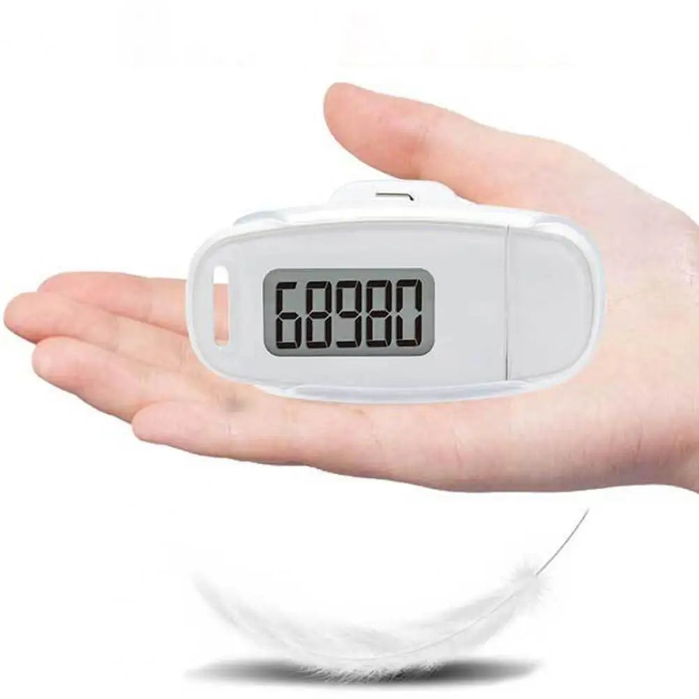Mini Step Counter Compact Pedometer Compact Rechargeable 3d