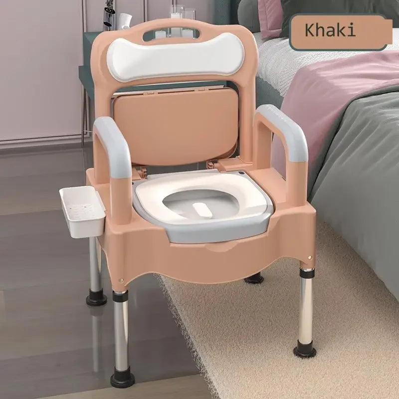 Bearing 300kg Toilet Stool Multifunctional Elderly Bathroom Chair