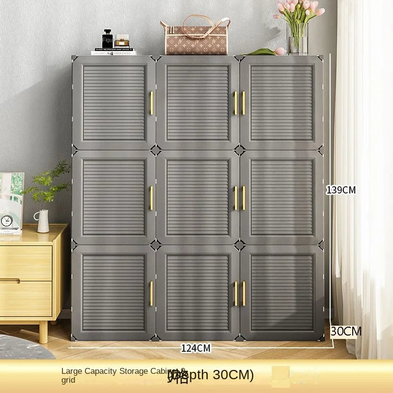 Large Size Clothes Folding Cabinets Splice Storage Toy