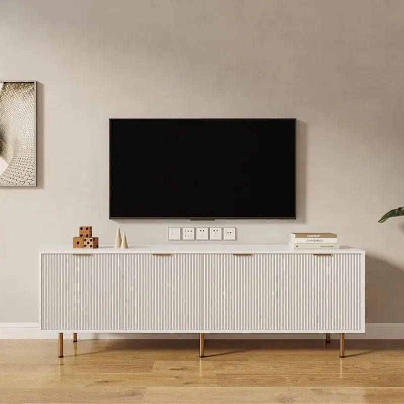 Mid Century Modern TV Stand for 80 Inch