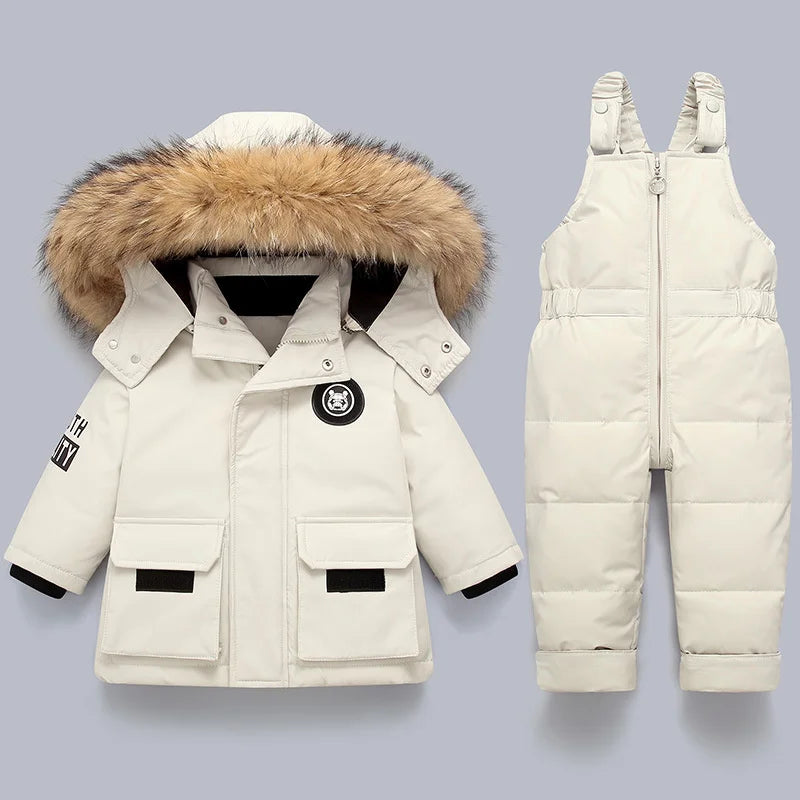 Children Clothing Set Baby Winter Warm Down Jackets