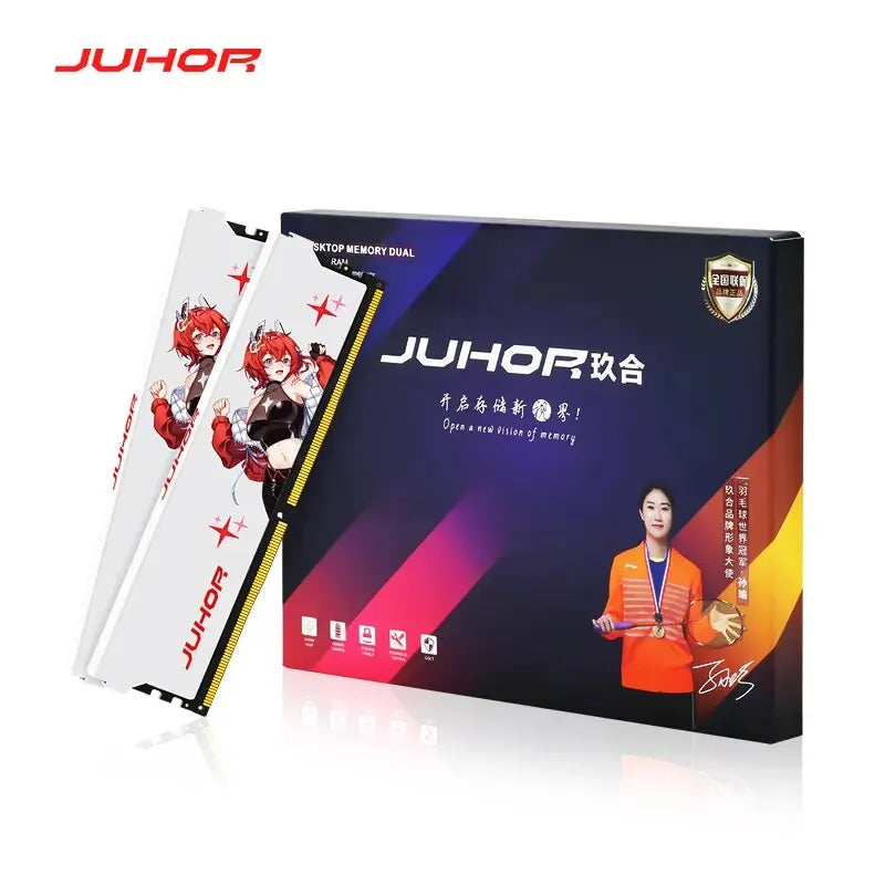 JUHOR Memoria Ram DDR4 (8GX2)3200MHz (16GX2)3200MHz 3600MHz 8GB