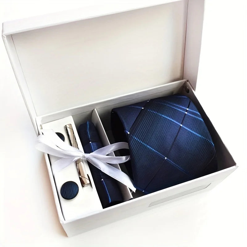 Men's Tie Gift Box 3 Piece Of Sets