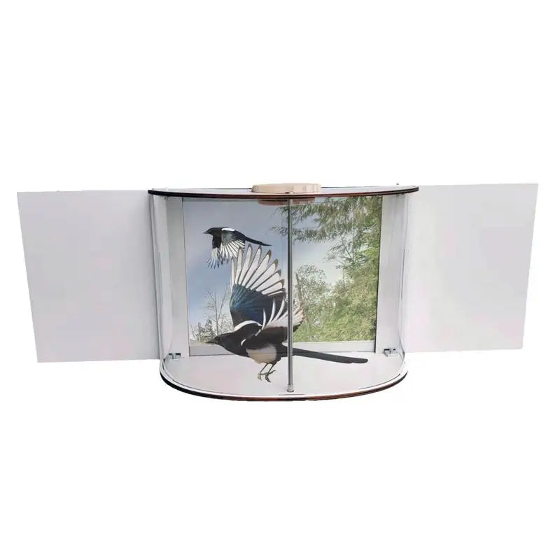 New Indoor Window Bird Feeder 180 degree Panoramic