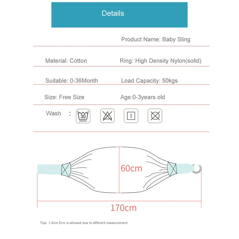 Baby Wrap Newborn Sling Dual Use Infant Nursing