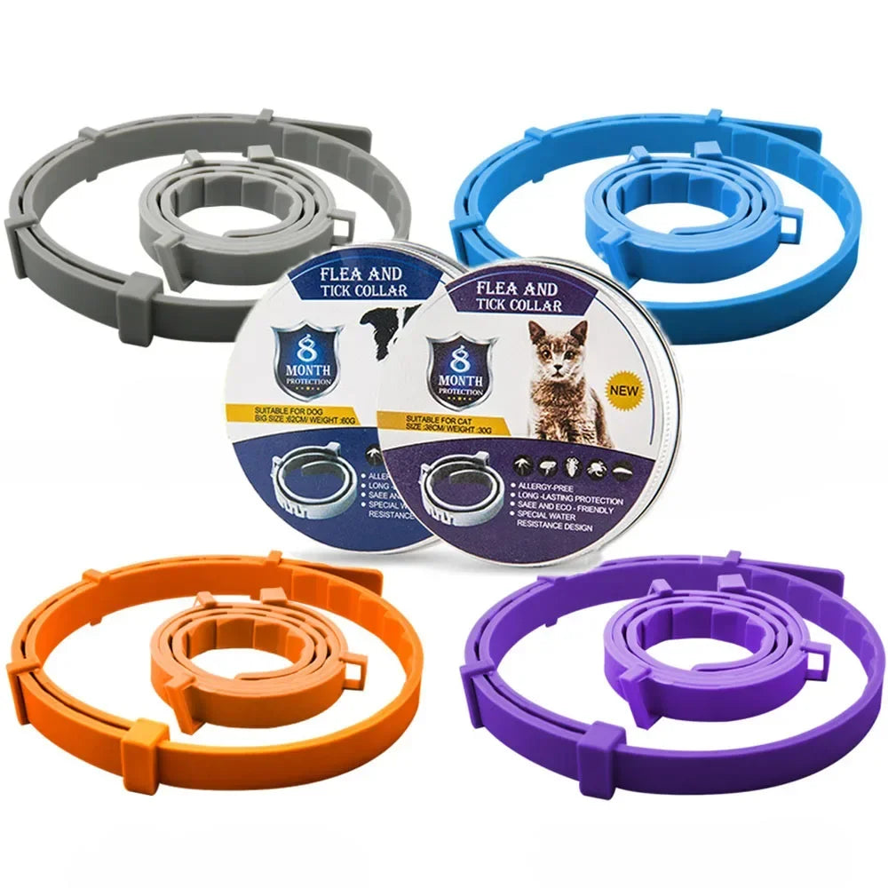 Adjustable Dog & Cat Collar Flea & Tick