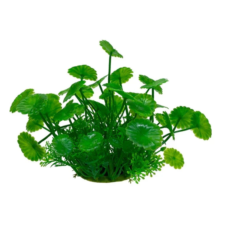 Green Artificial Leaves for Aqua-Terrariums Plants Fish Bowl