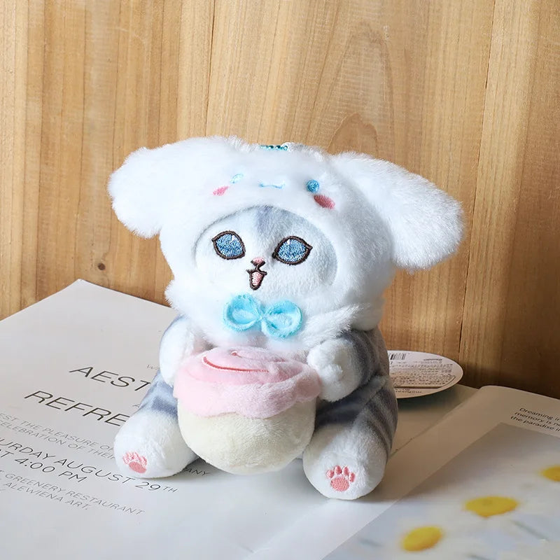 Sanrio Keychain Kuromi Ugly Fish Cat Cinnamoroll Crossdressing