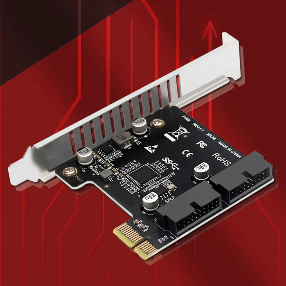 USB 3.0 PCI-E Expansion Card 19Pin 20Pin Header