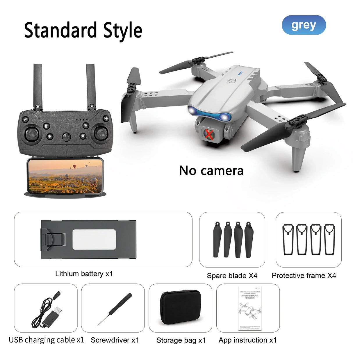K3 E99 Pro Mini Drone HD Camera WIFI
