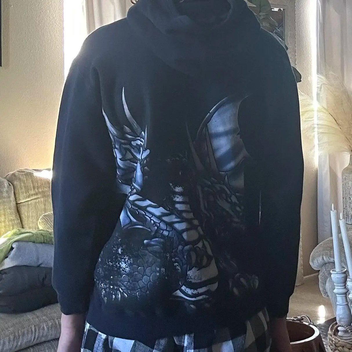 JNCO Hoodie Y2K Pullover Sweatshirt Harajuku Hip Hop