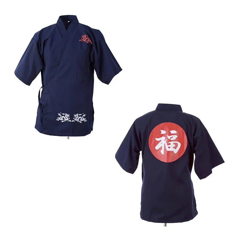 Mans Chef jacket Sushi Restaurant Kitchen Uniform Hotel