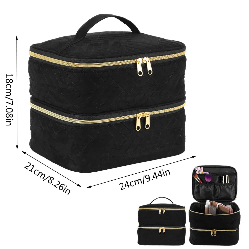Nailpolish Organizer Bag Removable Nail Box Storage with